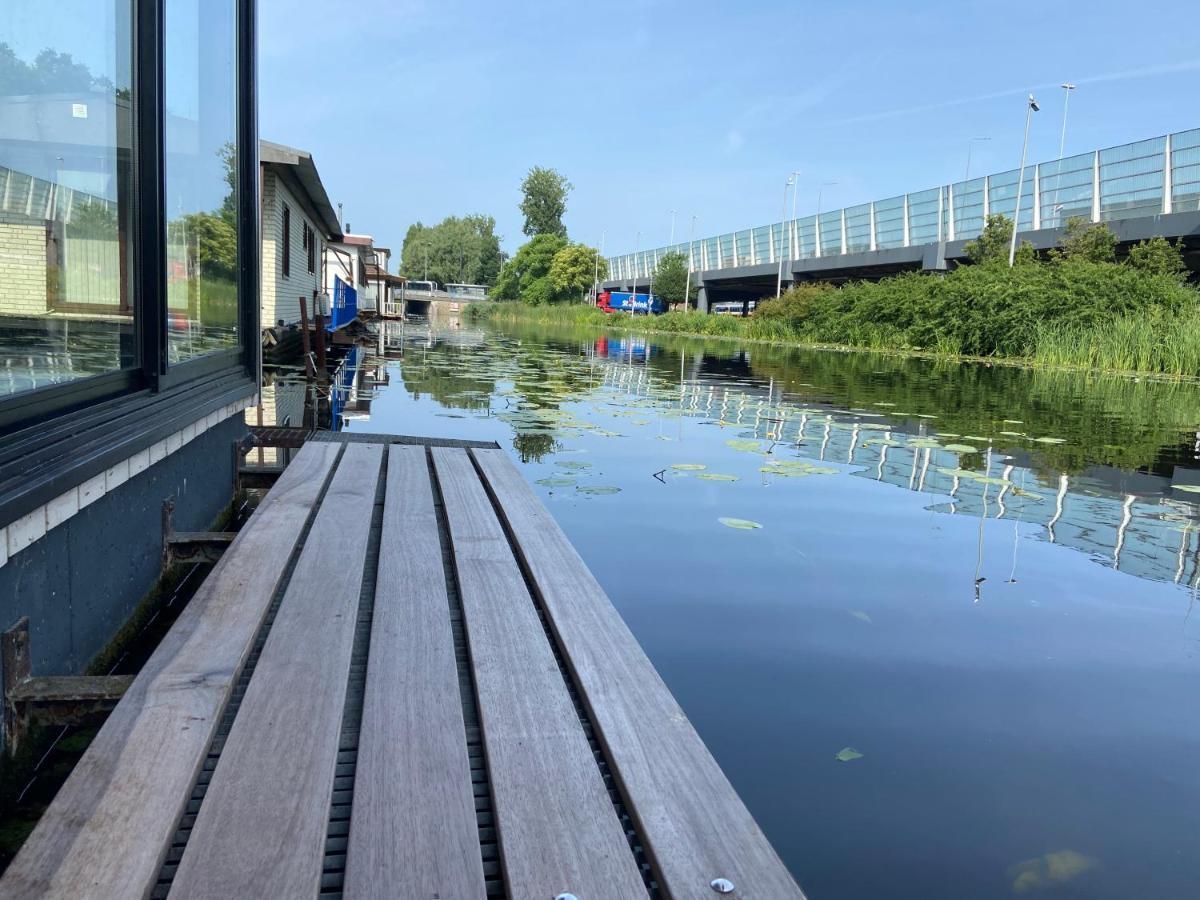 Unieke Woonark Met Privetuin En Free Parking. Διαμέρισμα Ρότερνταμ Εξωτερικό φωτογραφία